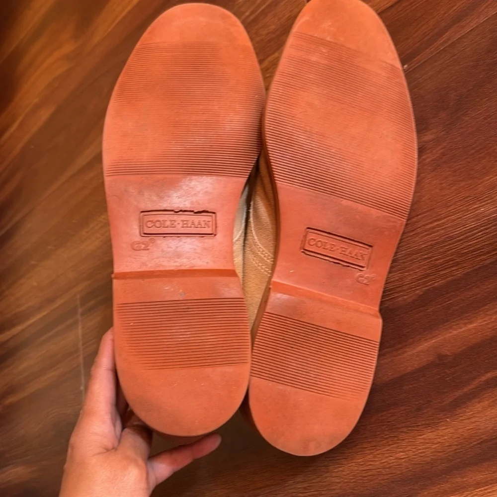 Cole Haan Men's Tan Suede Oxford Shoes Size 11